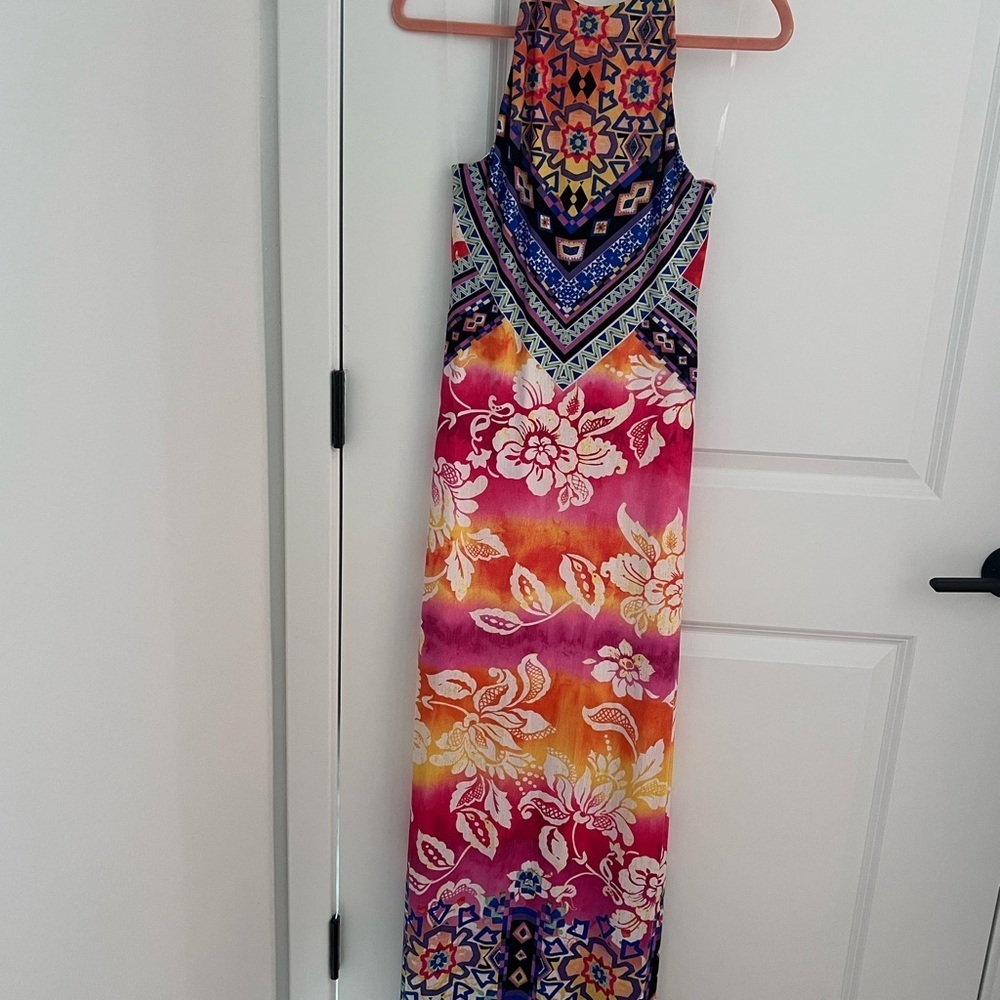 Floral Hawaiian Maxi Dress Size Medium NWOT - Picture 9 of 15